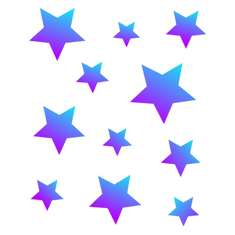Star Star Pack Blue-Purple
