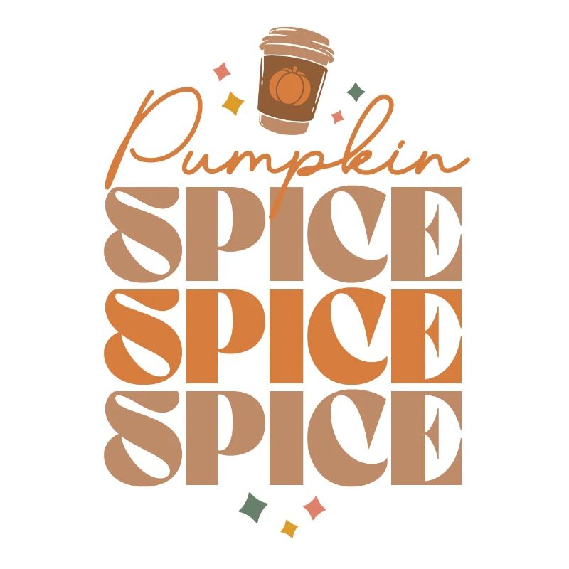 70s Retro Pumpkin Spice Latte PSL Retro Fall