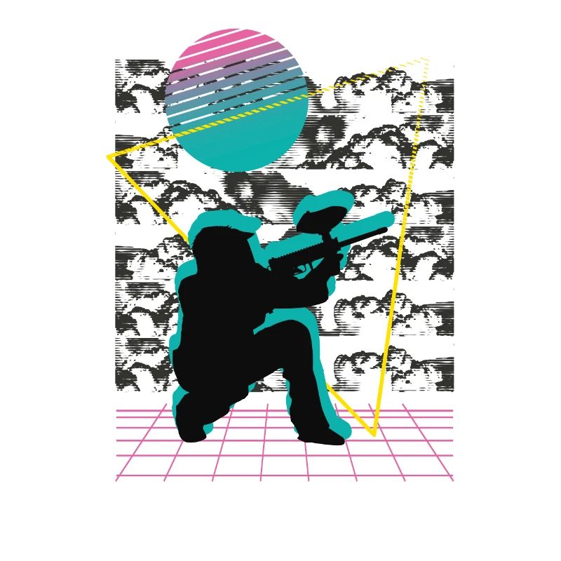 Vaporwave Paintball