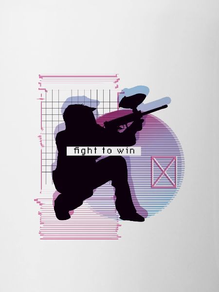 Vaporwave Metaverse Paintball