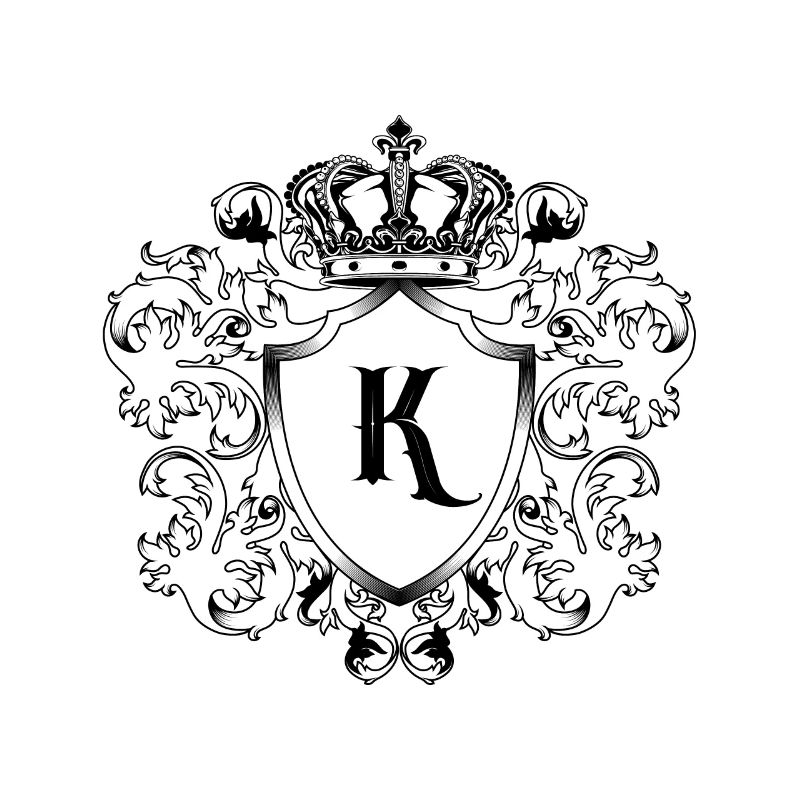 K Buchstabe Wappen