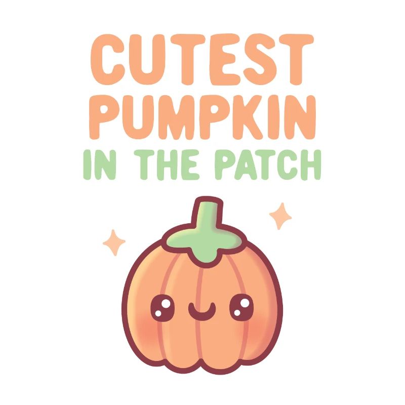 Citrouille la plus mignonne du patch Doodle