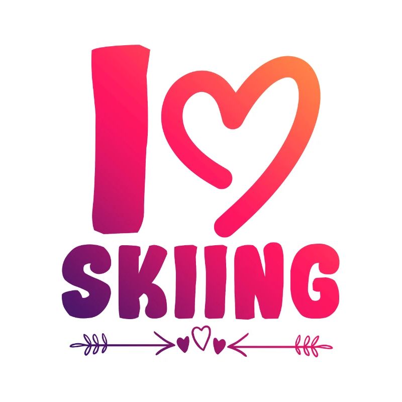 I love skiing