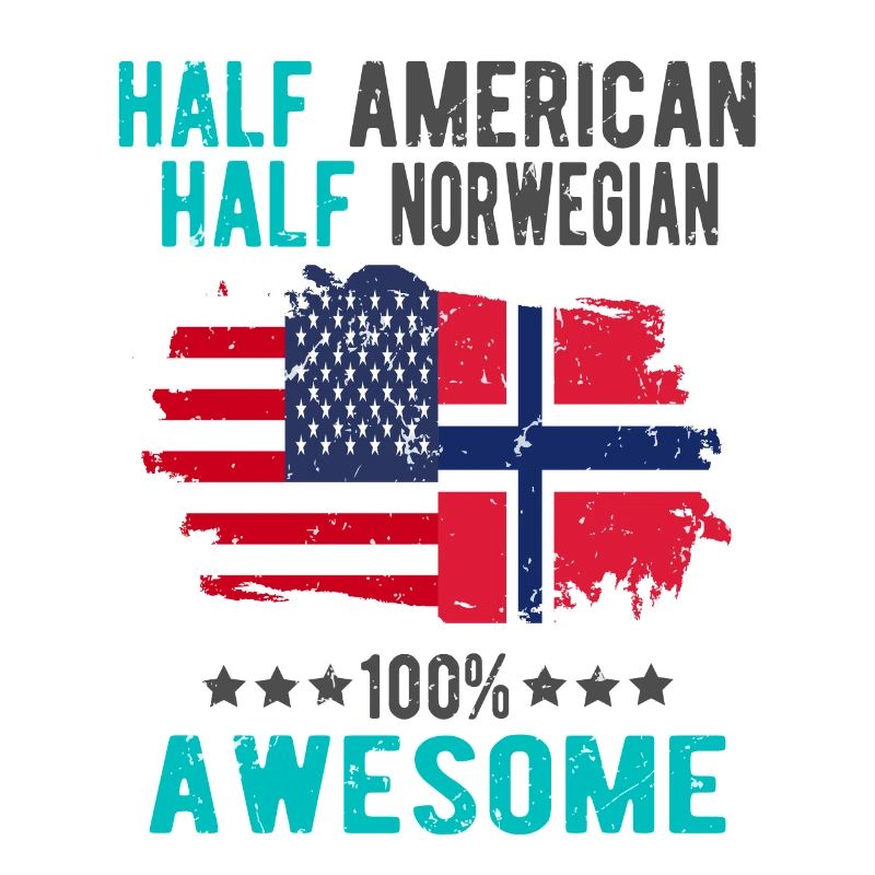 Halb Amerikaner Halb Norweger