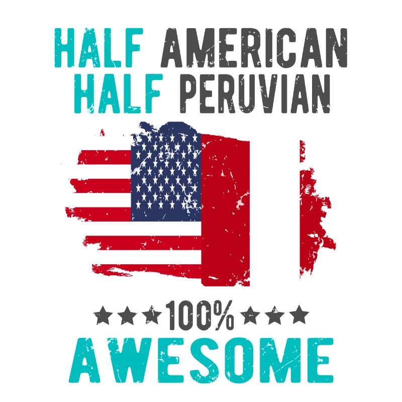 Halb Amerikaner Halb Peruaner