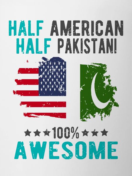Half American Half Pakistani