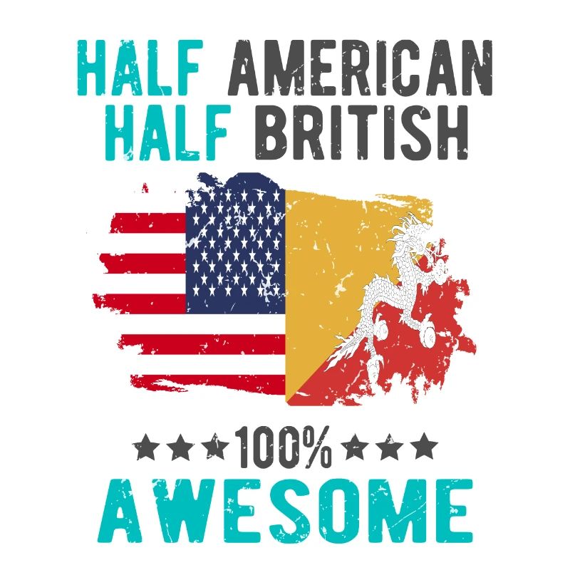 Half American Half British