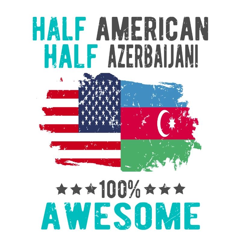 Half American Half Azerbaijani