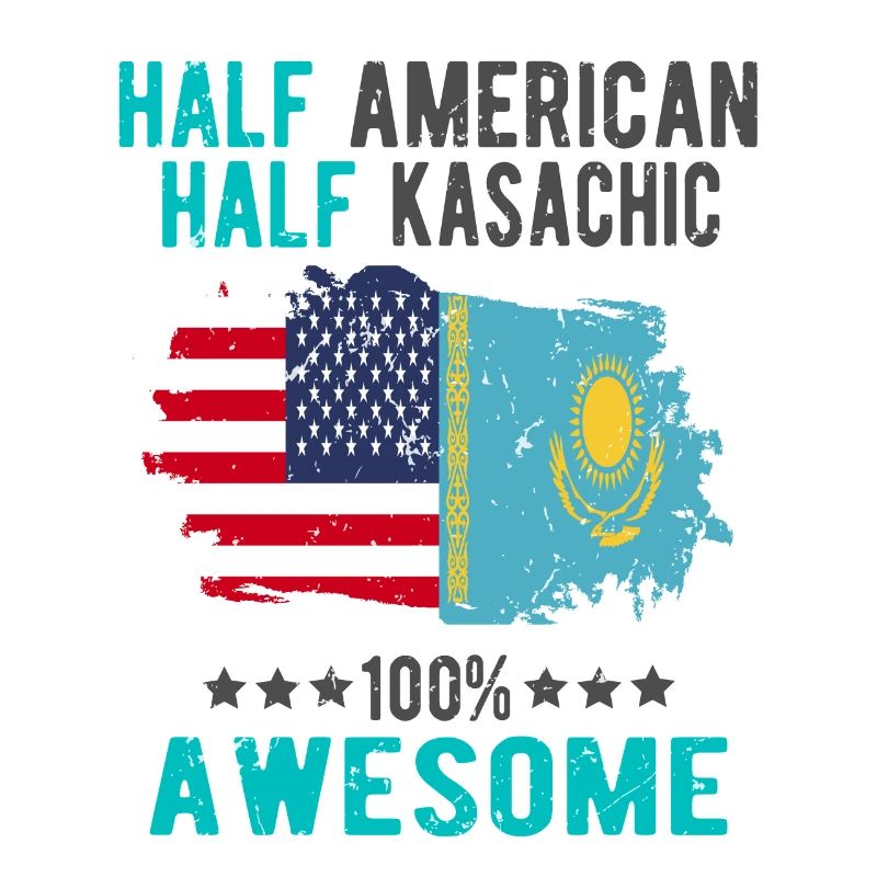 Half American Half Kazakh