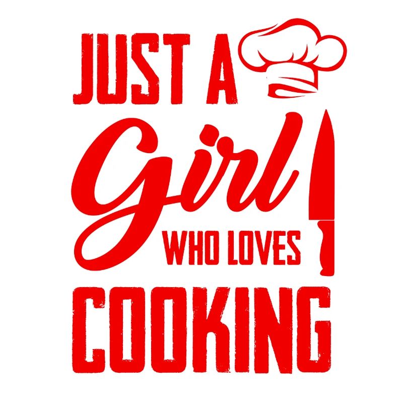 mädchen liebt kochen