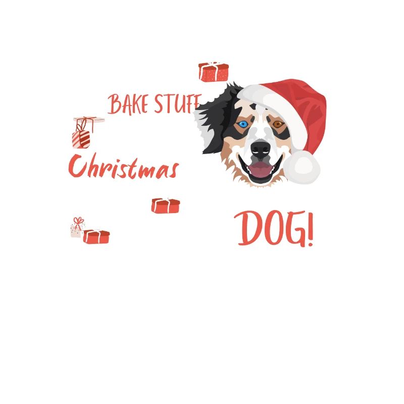Australian Shepherd Merry Christmas