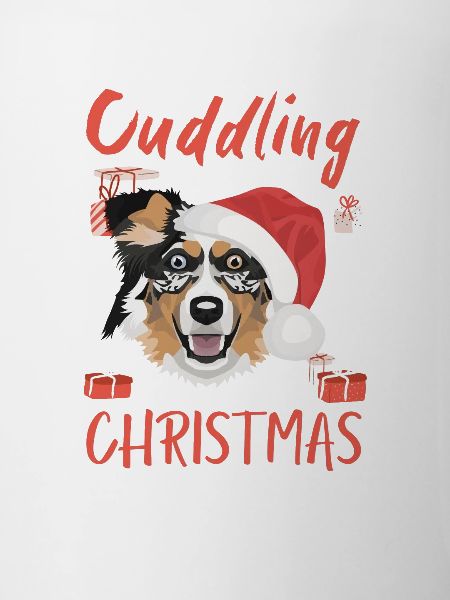 Australian Shepherd Merry Christmas