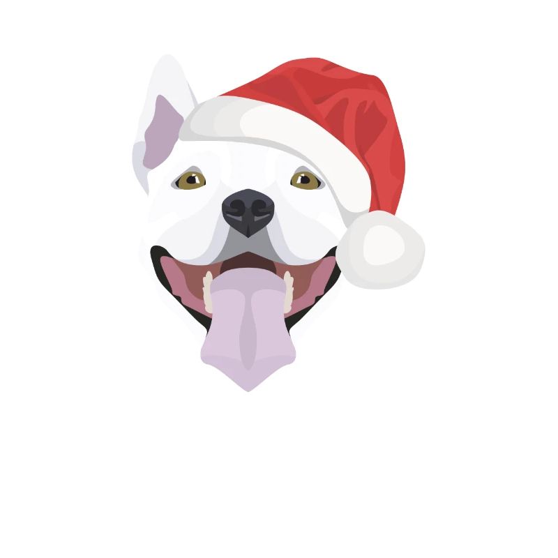 Bull Terrier Joyeux Noël