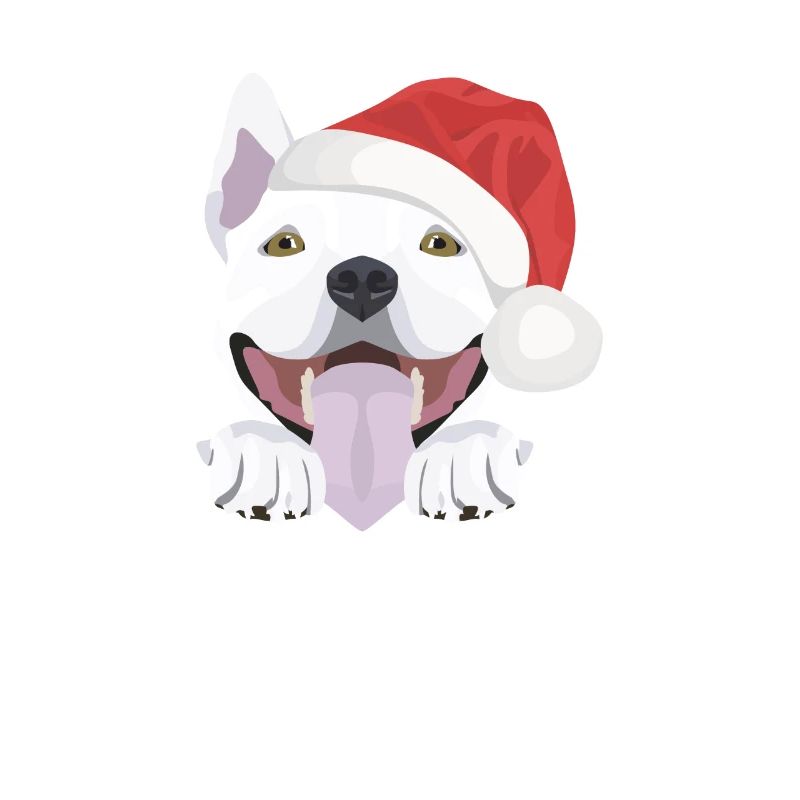 Bull Terrier Joyeux Noël