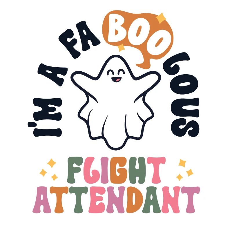 Faboolous Flight Attendant Retro Halloween
