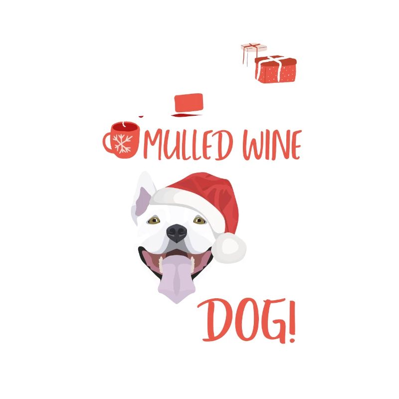 Bull Terrier vin chaud Noël