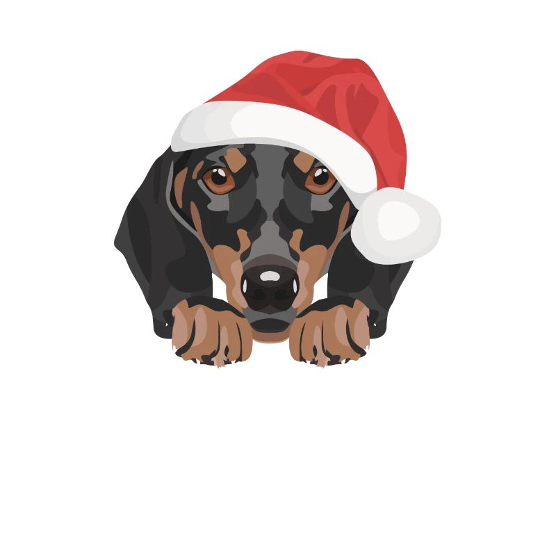 Dachshund Merry Christmas