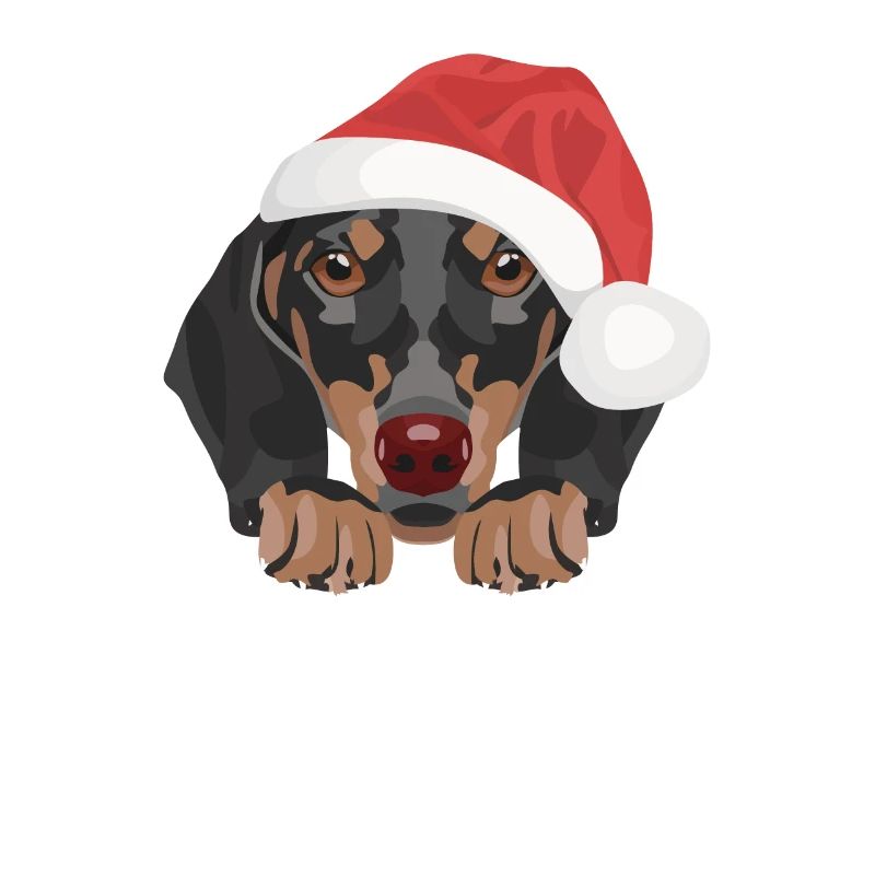 Teckel Joyeux Noël