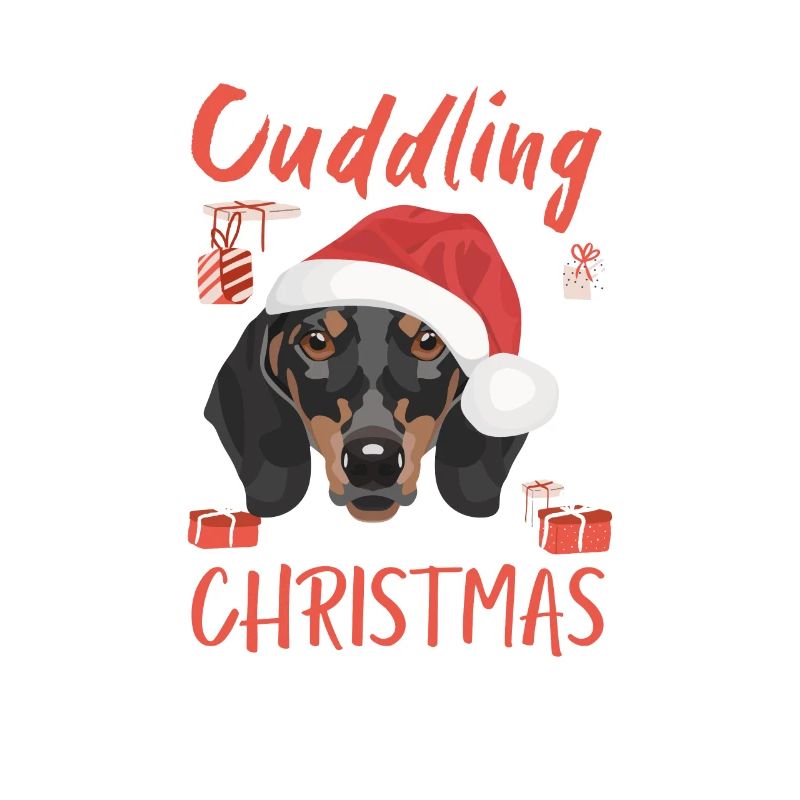 Dachshund Merry Christmas