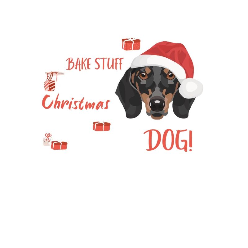 Dachshund Merry Christmas