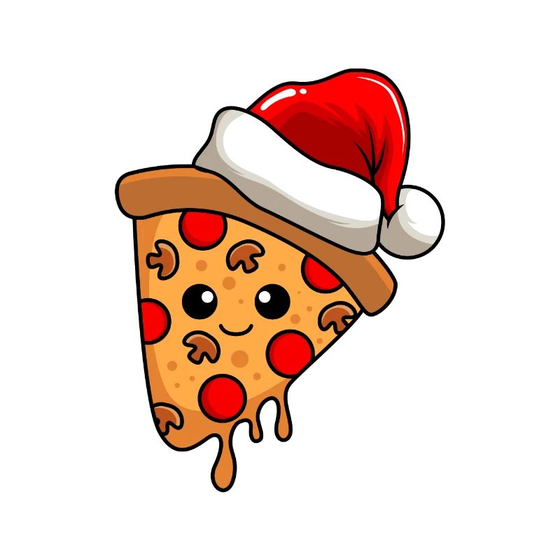 Pizza Christmas Comic Xmas