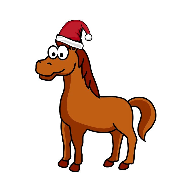 Cheval Noël Bande dessinée