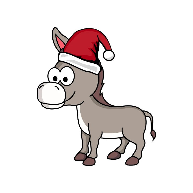 Bande dessinée âne Noël