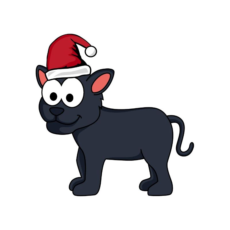 Panther Comic Christmas