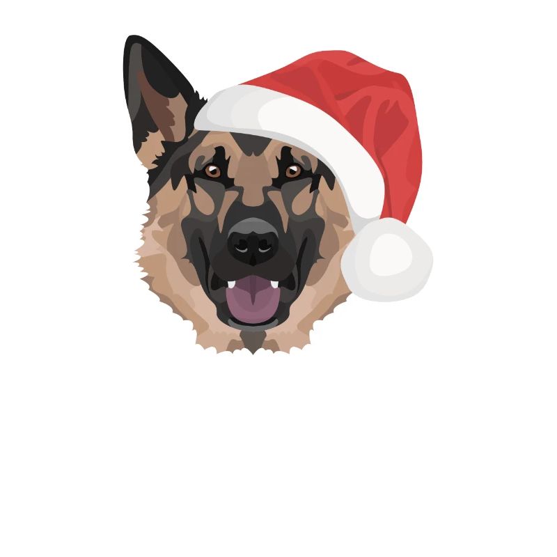 Berger allemand Joyeux Noël