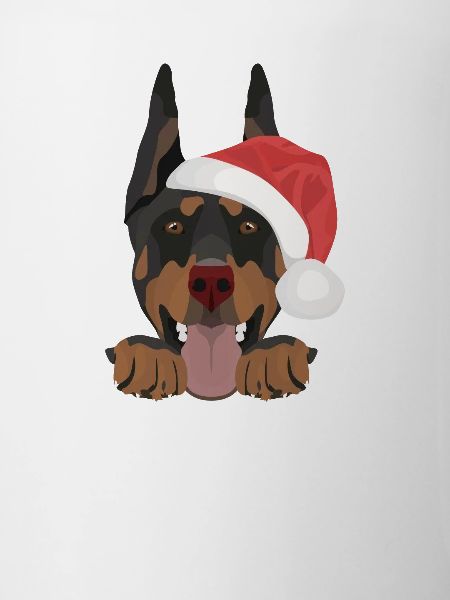 Doberman Joyeux Noël