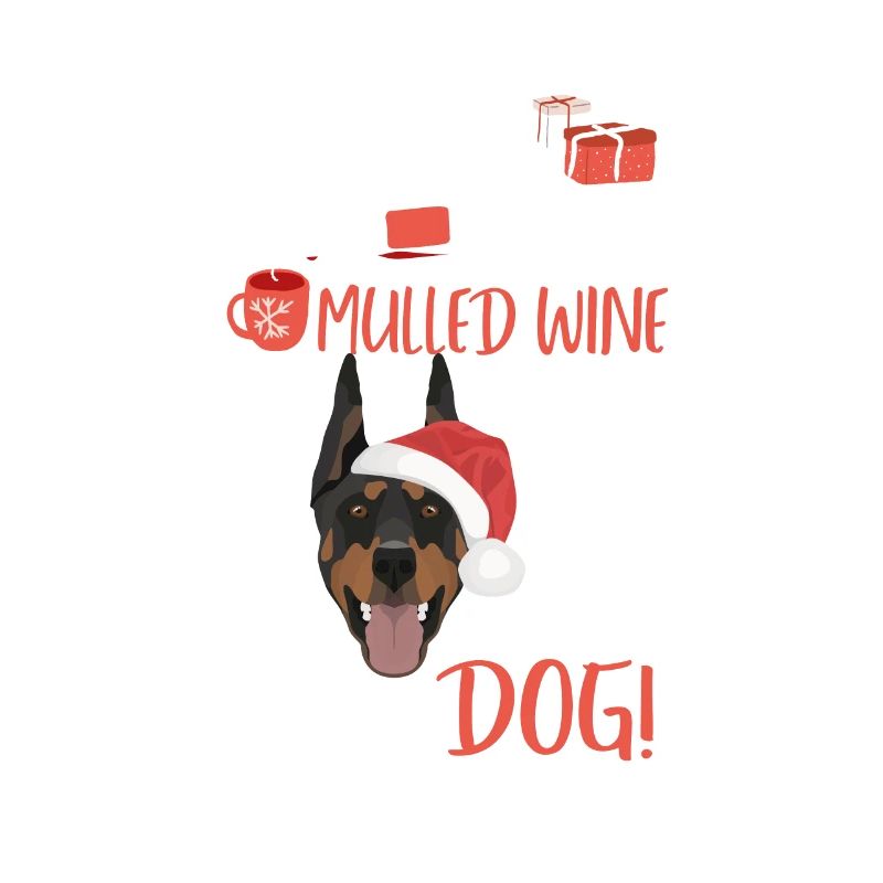 Doberman vin chaud Noël