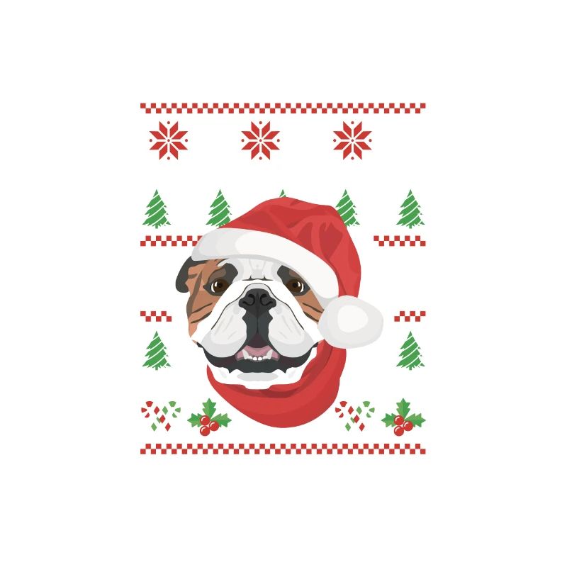 Bouledogue anglais Joyeux Noël