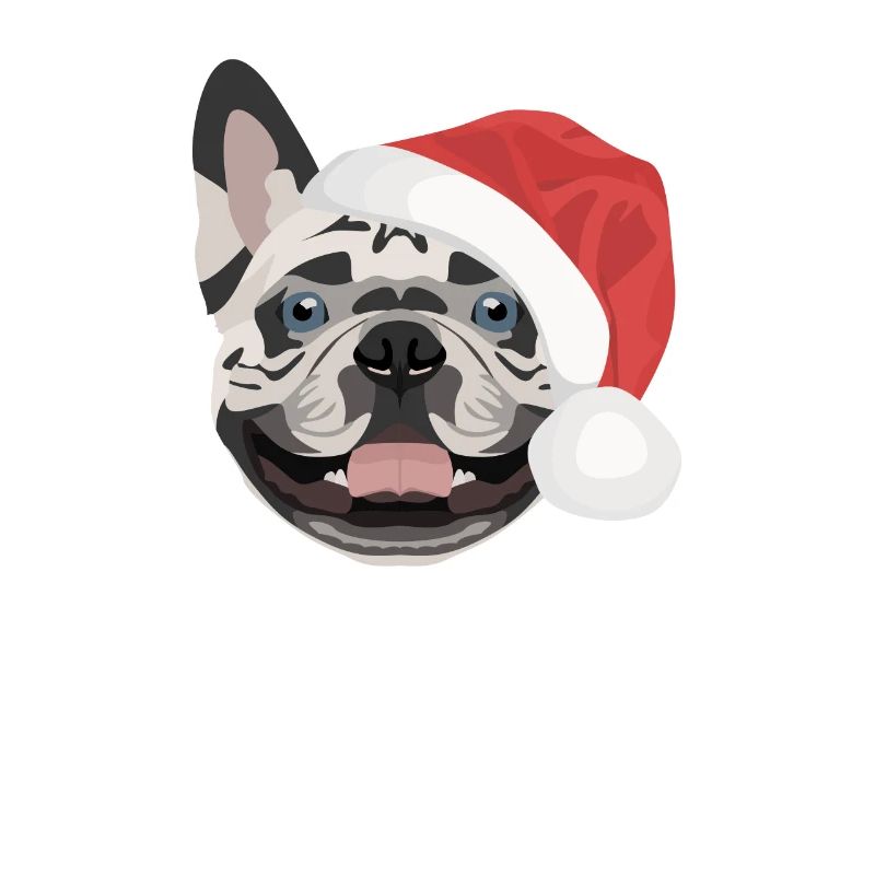 Français Bulldog Joyeux Noël