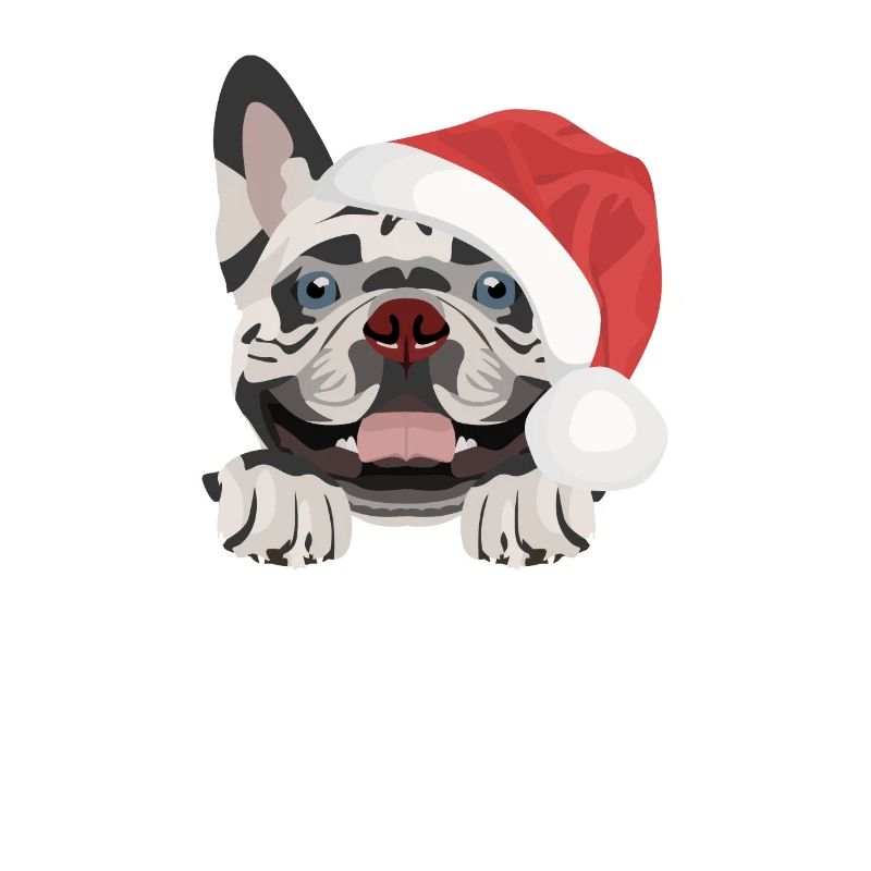 Français Bulldog Joyeux Noël