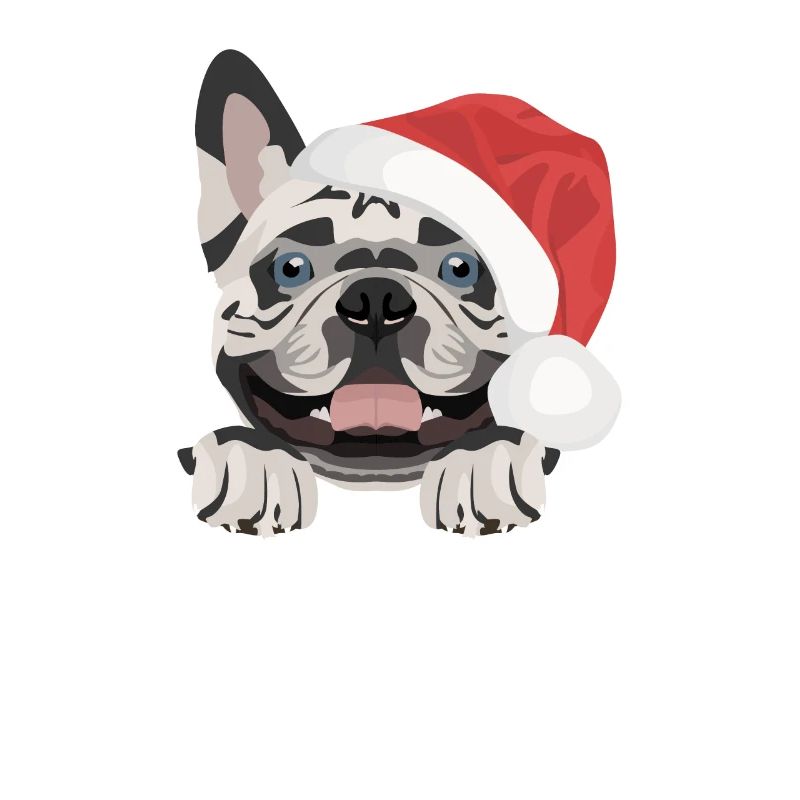 Français Bulldog Joyeux Noël