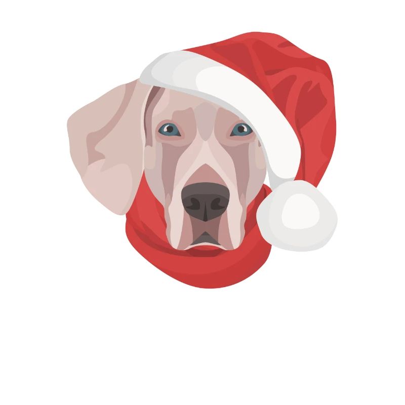 Joyeux Noël Weimaraner