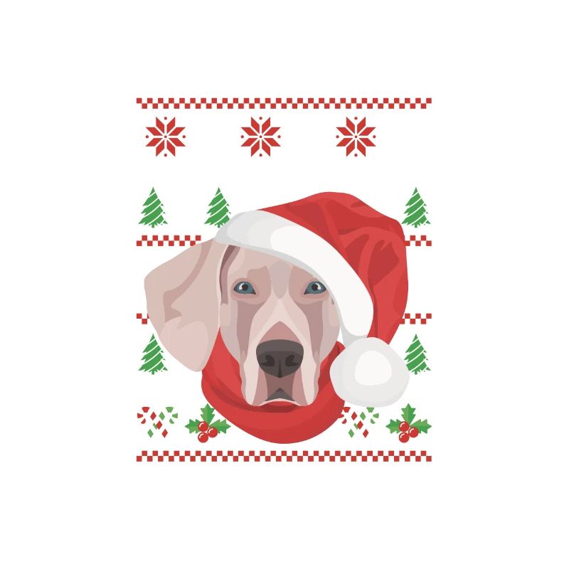 Joyeux Noël Weimaraner