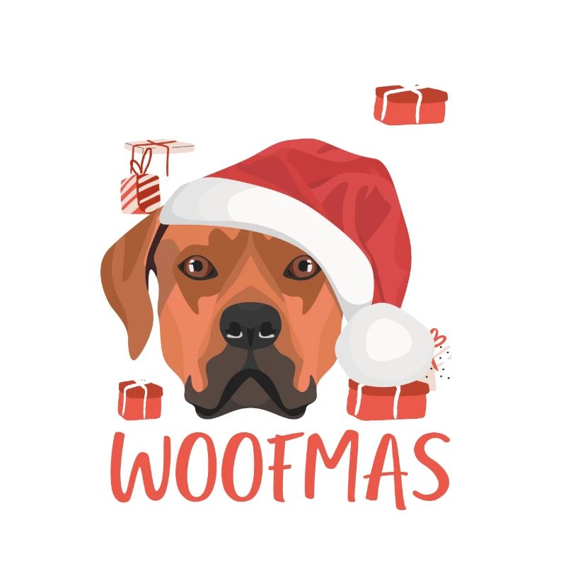 Rhodesian Ridgeback Joyeux Noël