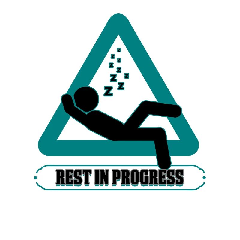 Sleephead Humour Rest in Progress Fun Naptime Gift