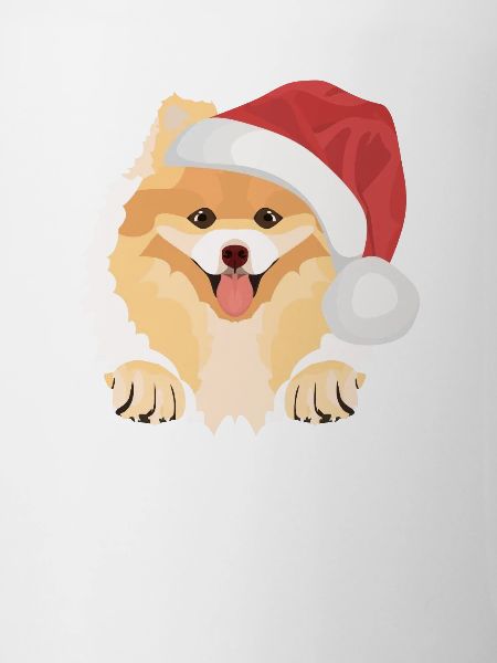Zwergspitz Merry Christmas