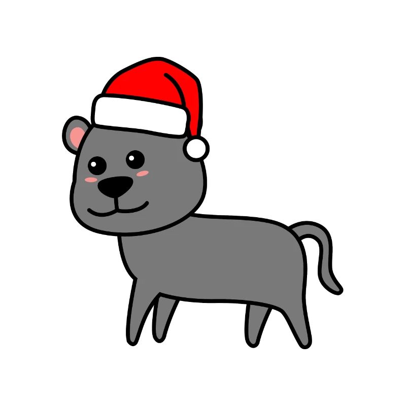 Panther Comic Noël Noël
