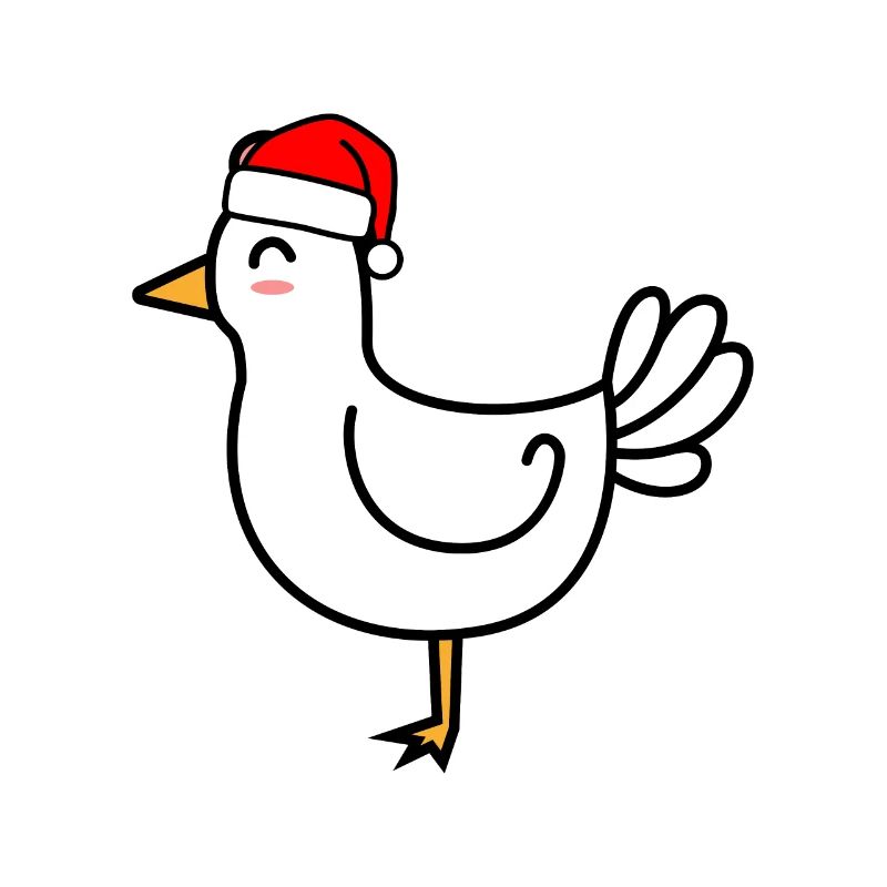 Poulet Comic Noël Noël