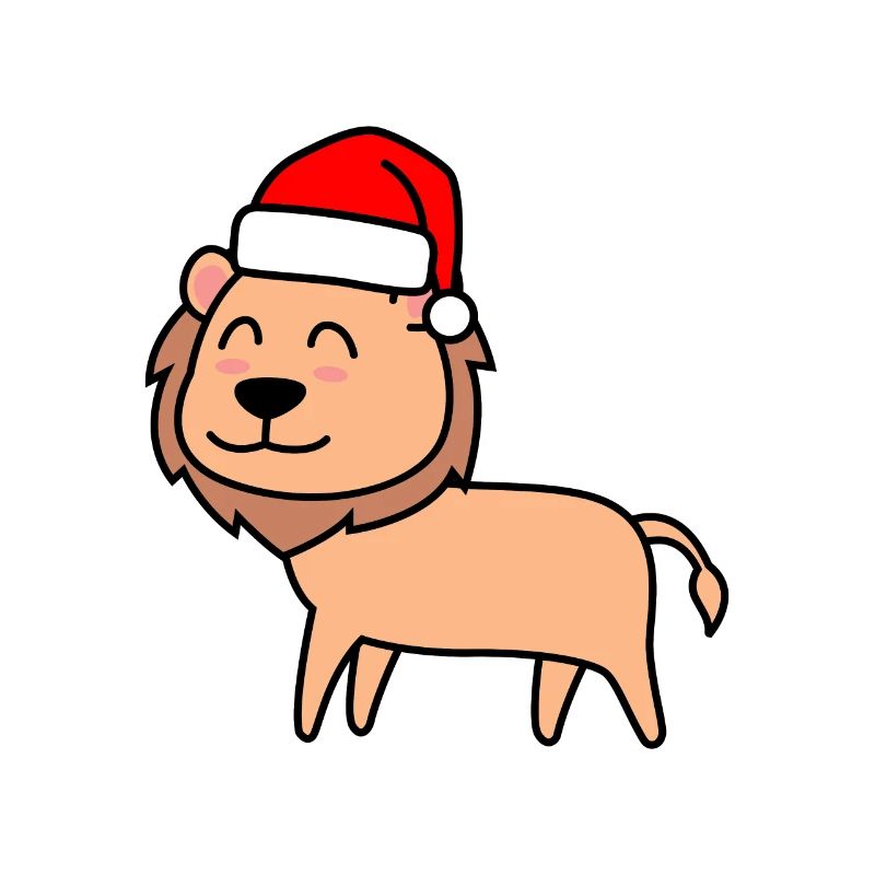 Lion Comic Noël Noël