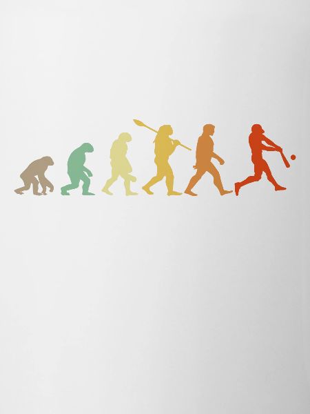 Baseball Evolution Baseball Player Gift