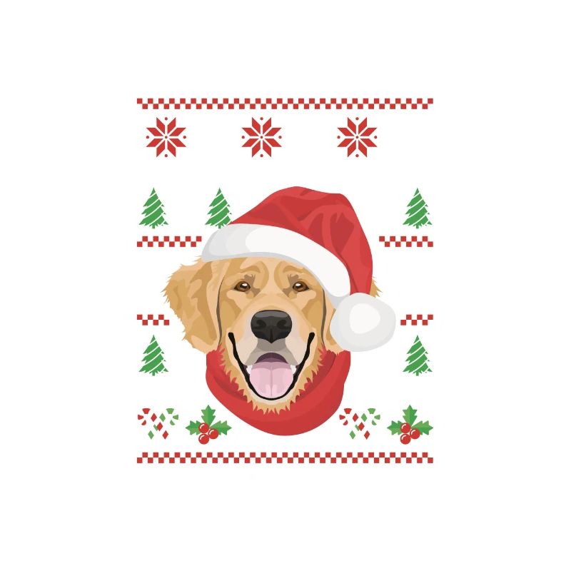 Golden Retriever Joyeux Noël