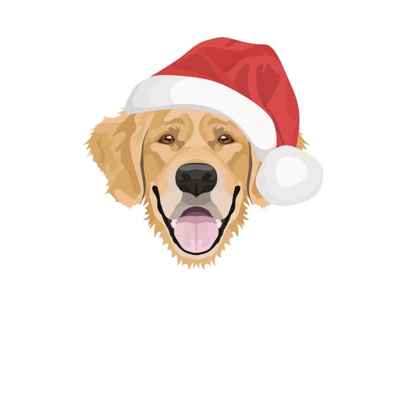 Golden Retriever Joyeux Noël