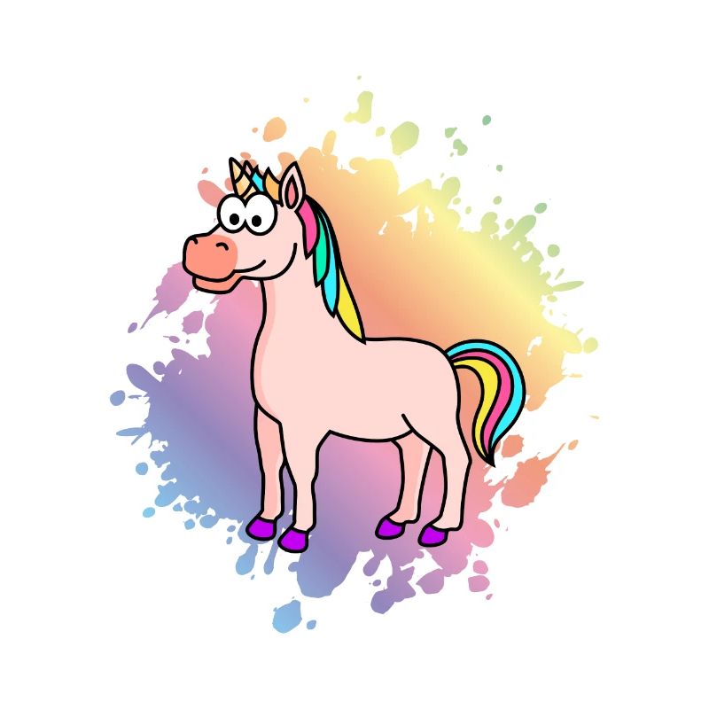 Einhorn Comic Tier