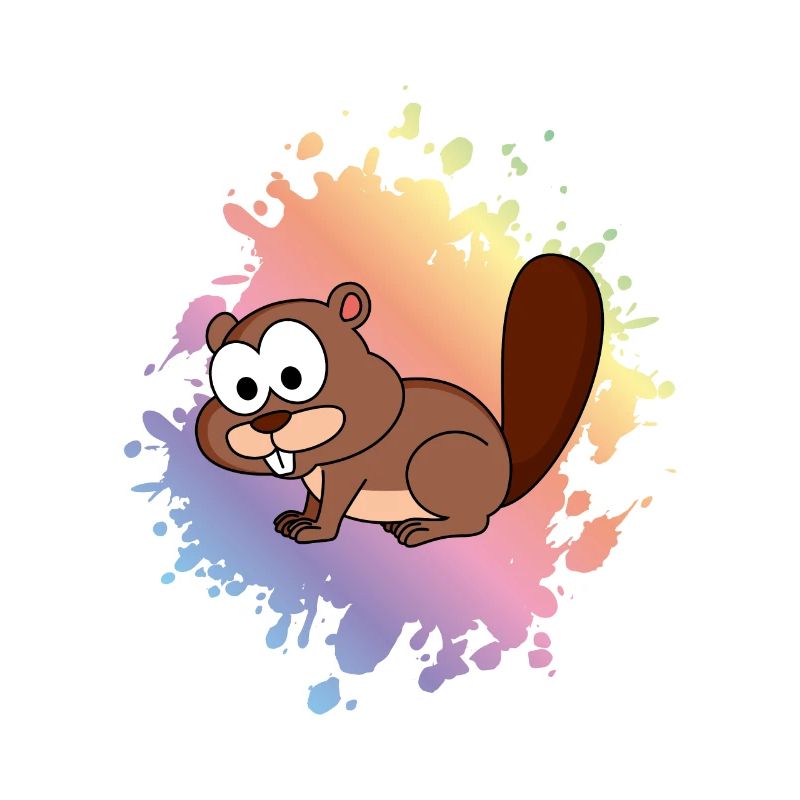 Beaver Comic Animal