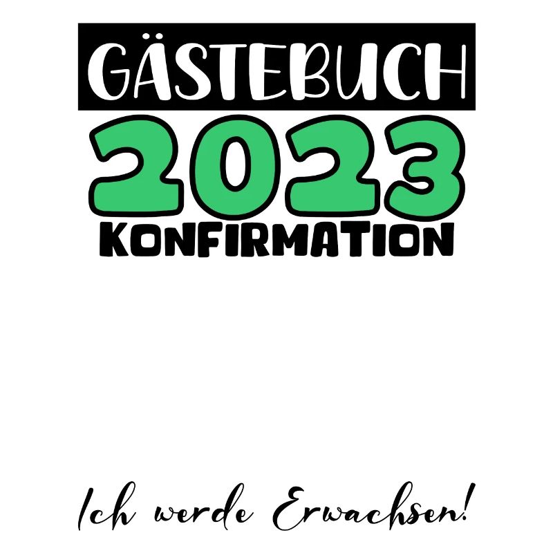Konfirmation 2023 Gästebuch Mädchen Jungen Jugend