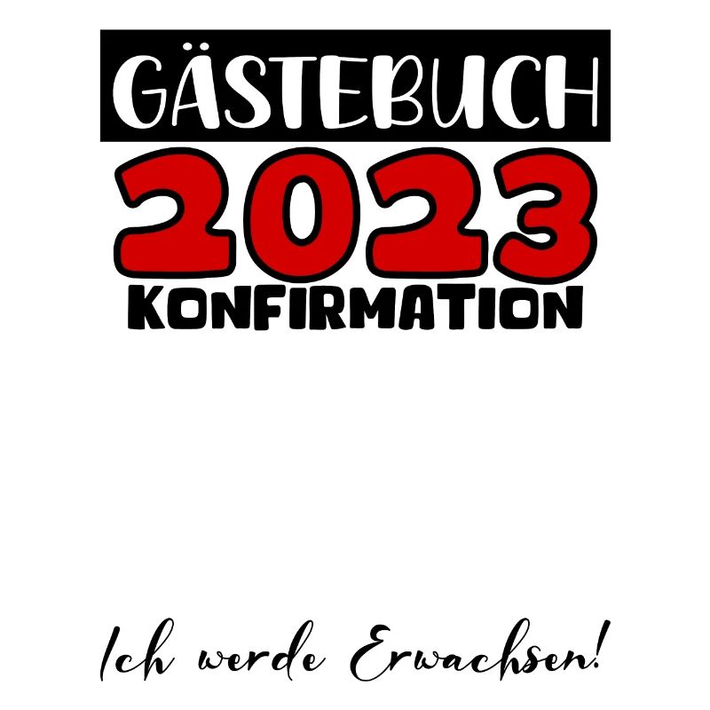 Konfirmation 2023 Gästebuch Mädchen Jungen Jugend